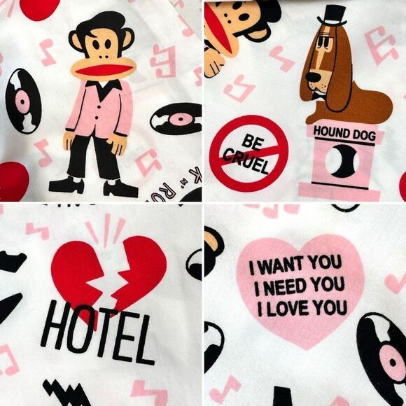 Paul Frank Y2K Limited Edition Elvis Julius Pajama Set Sz M NWT - Picture 11 of 12